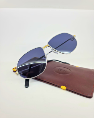 Cartier Vintage Panthere GM Platino Occhiali