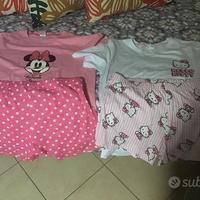 Pigiami originali Disney e Hello Kitty nuovi
