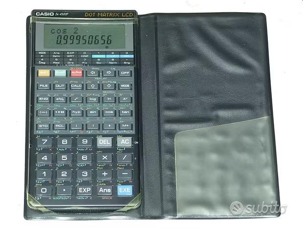 Calcolatrice scientifica CASIO fx-4800P dot matrix LCD -  Italia