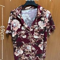 Blusa Stars Above donna taglia S bordeaux camicia 