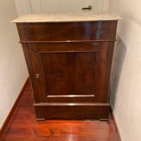 Credenzino in noce e marmo