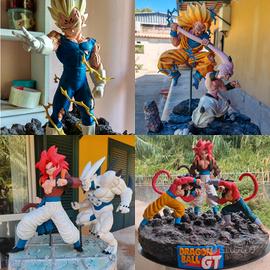 Statue Dragonball Z/GT - Goku,Vegeta,Gogeta,KidBuu
