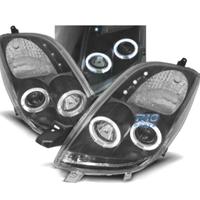 FARI TOYOTA YARIS 06-09 OCCHI ANGEL CCFL FONDO NER