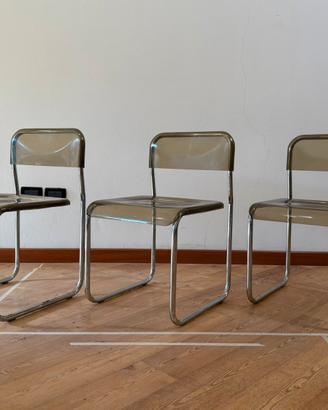 Set 3 sedie Arc Linea in stile Bauhaus made in ita