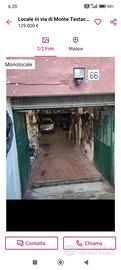 Garage magazzino box monte Testaccio