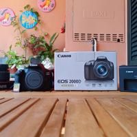 Canon EOS 2000D + 18-55mm | Come nuova + SD 128GB