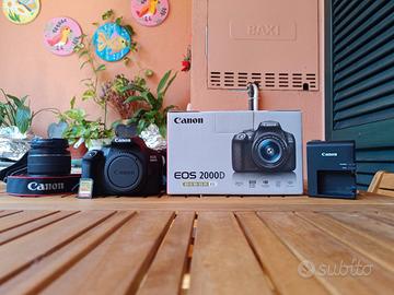 Canon EOS 2000D + 18-55mm | Come nuova + SD 128GB