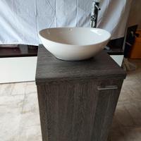 base vismara con lavabo in ceramica 45 cm