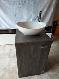 base vismara con lavabo in ceramica 45 cm