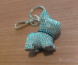 Portachiavi cane cagnolino con strass