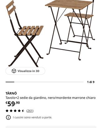 Tavolino con sedie ikea