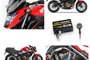 Honda Cb 500 F scarico bauletto plexi centralina