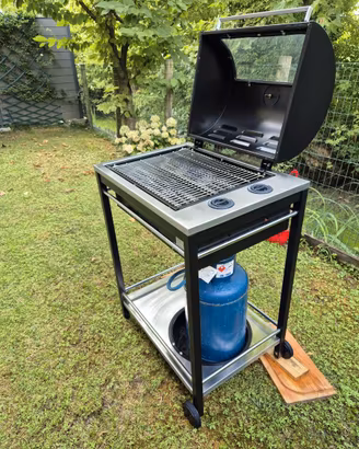 Barbecue a gas IKEA KLASEN con carrello