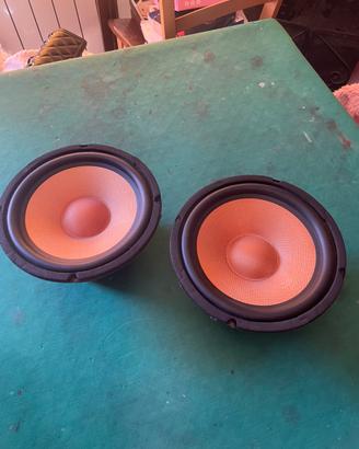 Coppia Woofer audio da 20 cm kevlar