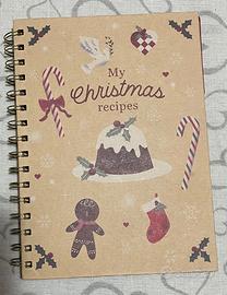 Quaderno per ricette di Natale