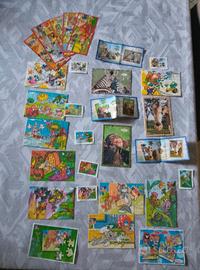 Lotto sorpresine kinder puzzle tom & jerry ecc