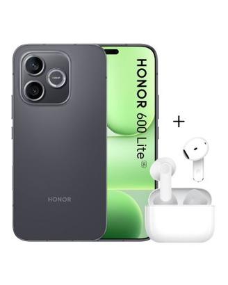 HONOR 600 Lite 5G 8/256 Velvet Black + Earbuds X7e