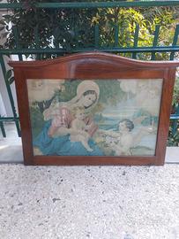 Classica oleografia/riproduzione in cornice di leg