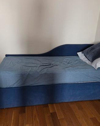 Letto una piazza, incluso materasso