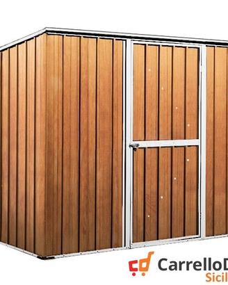 Casetta box giardino Acciaio 260x185 fin legno