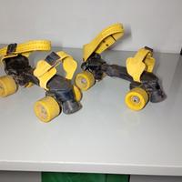 Pattini a rotelle vintage. Anni 70-80