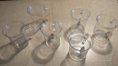 Set di 6 tazzine da caffè espresso vintage Bodum