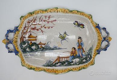 Vassoio vintage Carpiè Nove di Bassano | Ceramica