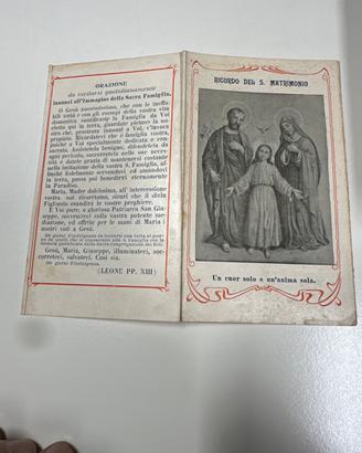 Lotto santini religiosi antichi 1905–1935