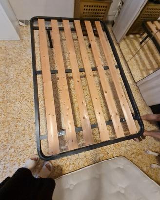 rete doghe legno ortopedica 120x190 materasso