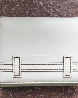Portafoglio Bianco in vera pelle Nannini 