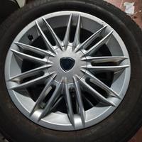 4 cerchi lega con gomme Lancia Musa,Fiat Bravo 500