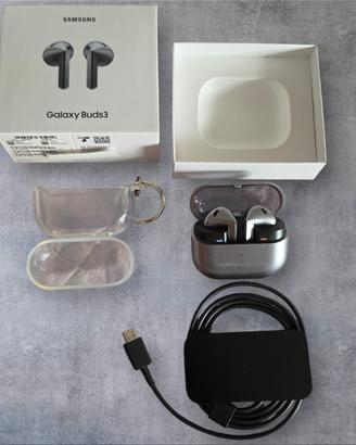 Samsung Galaxy Buds 3 Silver auricolari cuffiette 
