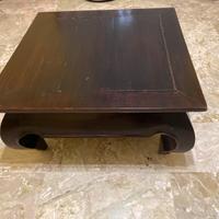 Tavolino Etnico legno color noce