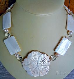 collana in madreperla