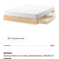 struttura letto MANDAL