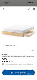 struttura letto MANDAL