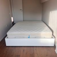 Sommier letto matrimoniale contenitore