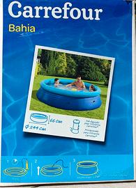 Piscina Bahia 2,44x66 con copertura e depuratore