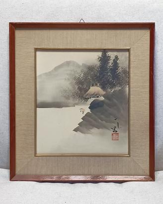 dipinto Sumi-Issei arte Giappone