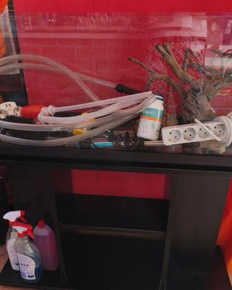 Acquario 120litri con mobiletto