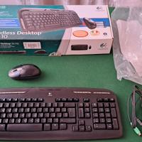 tastiera e mouse senza fili