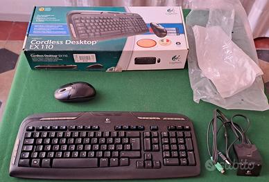 tastiera e mouse senza fili