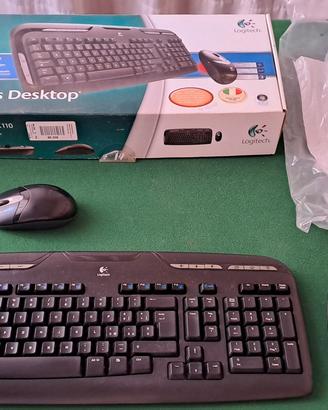 tastiera e mouse senza fili