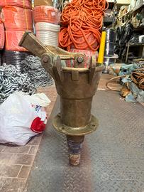 Pompa sentina d'epoca in ottone