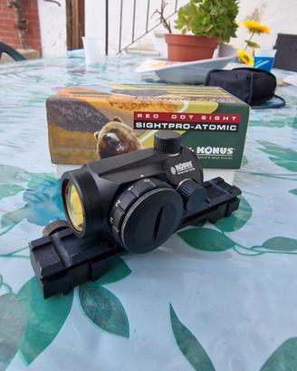 Red Dot Konus Sightpro-Atomic + Slitta
