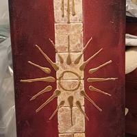 Tela 140cm x 40cm, disegno in rilievo