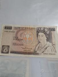 banconota da 10 paunds