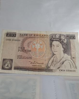 banconota da 10 paunds