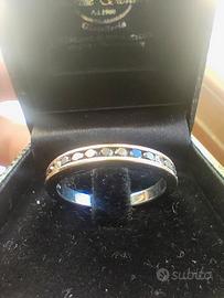 anello oro con diamanti neri