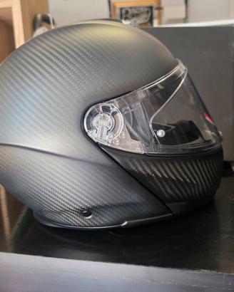 Casco AGV Sportmodular matt carbon taglia S